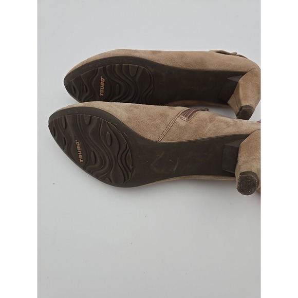 Tsubo Beige Suede Leather Zip Ankle Boots Womens‎ Size 6.5 Style 1002528-Mink - Picture 6 of 12
